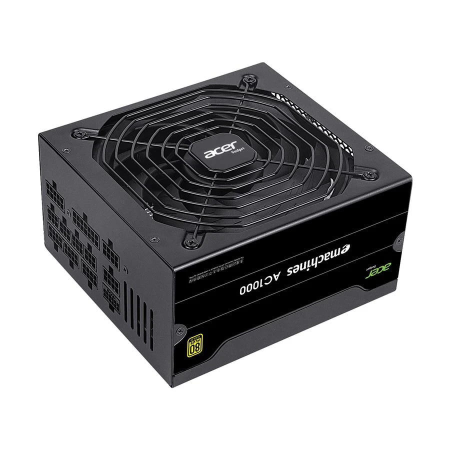 Acer eMachines AC1000 1000W 80 Plus GOLD Certified Full Modular Power Supply