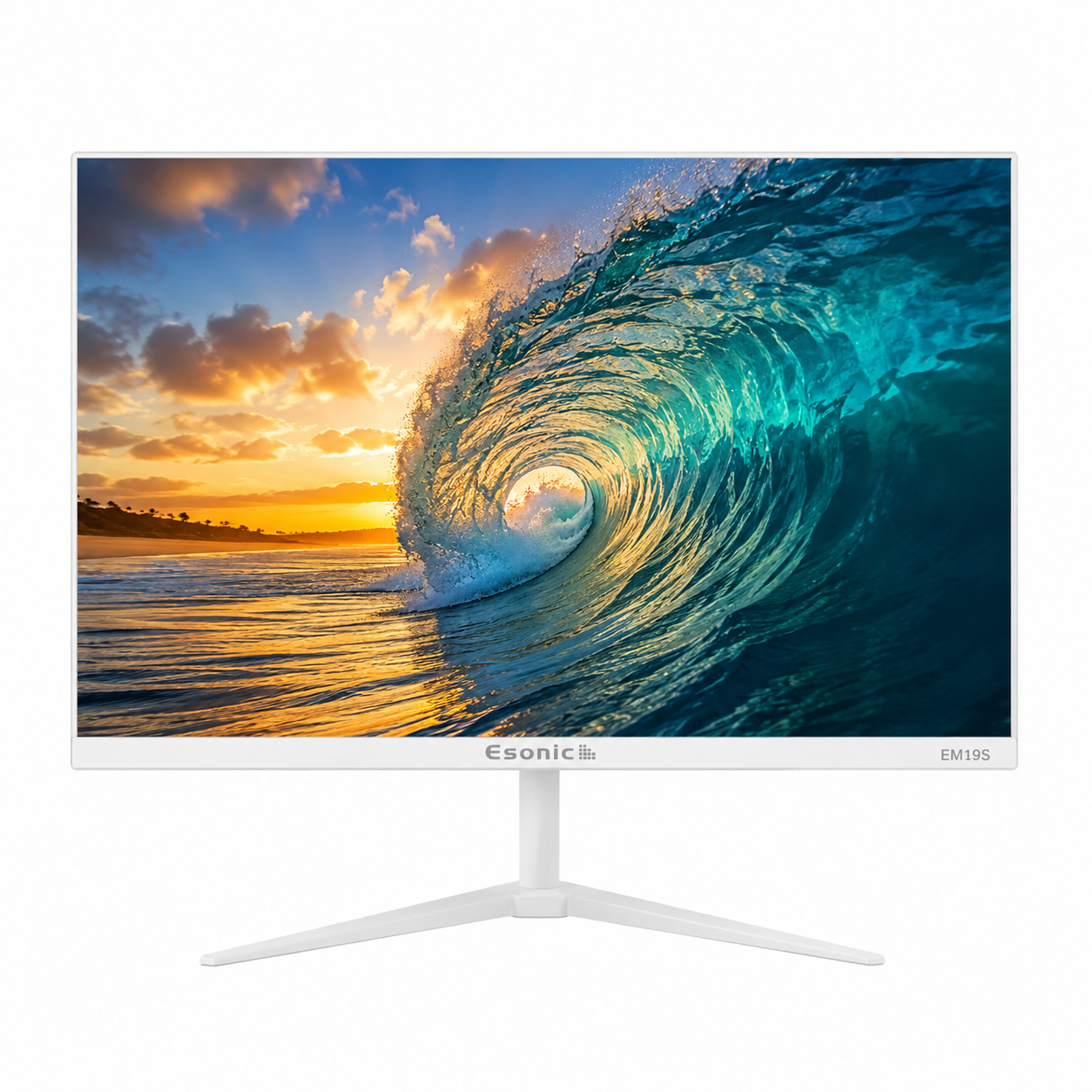 Esonic  EM19S (White) 19-inch HD Display Monitor