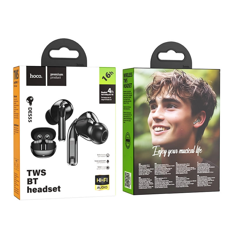 hoco DES55 Cool Wireless Bluetooth Earbuds