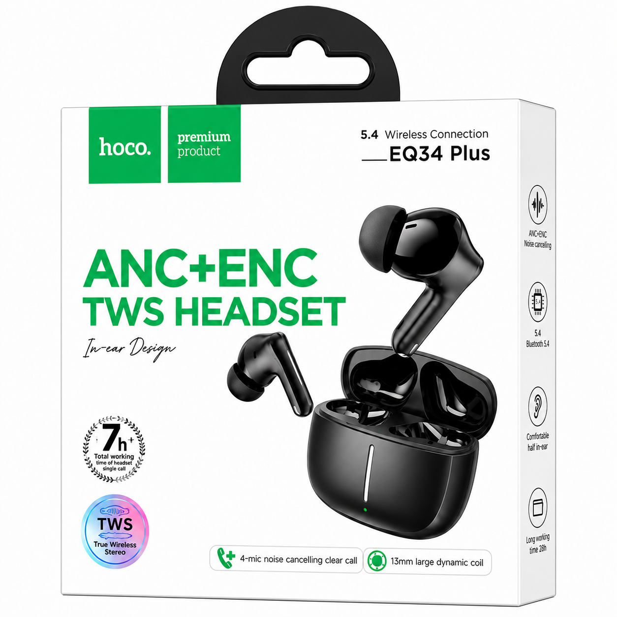 Hoco EQ34 Plus ANC+ENC TWS Earbud