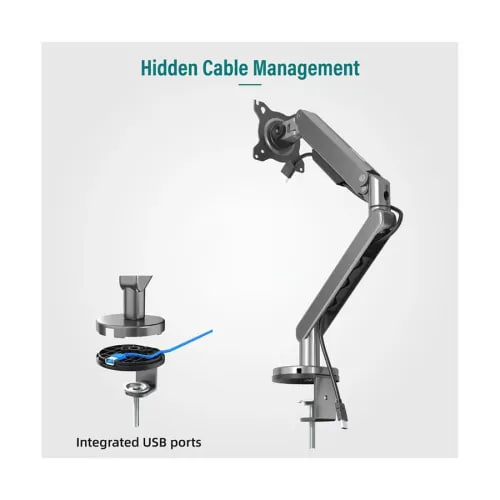 Kaloc DS120 Adjustable Single Monitor Arm