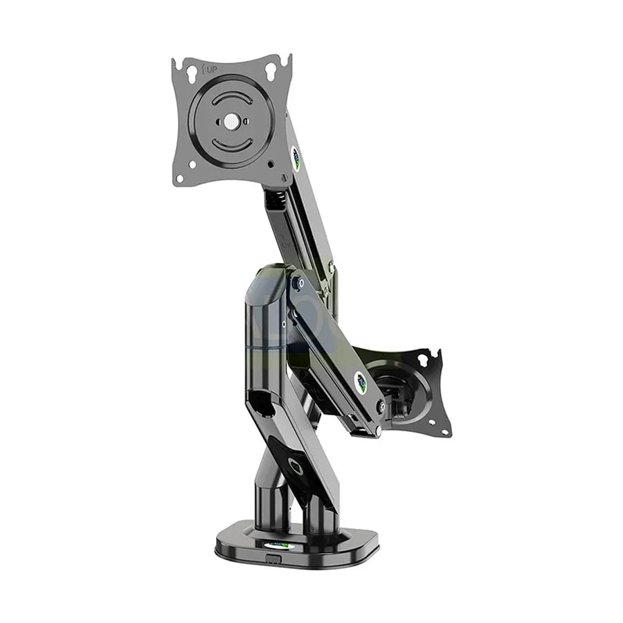 Kaloc DS200-2 Adjustable Dual Arm Monitor Mount Stand