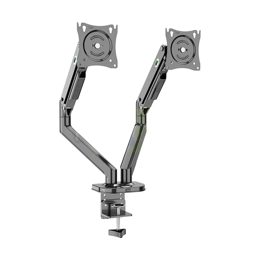 Kaloc DS200-2 Adjustable Dual Arm Monitor Mount Stand