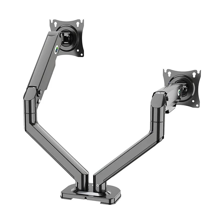 Kaloc DS200-2 Adjustable Dual Arm Monitor Mount Stand