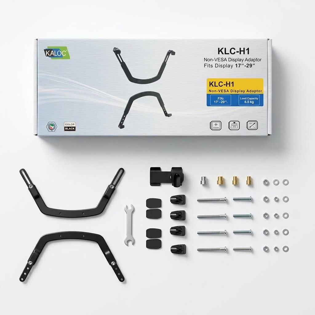 Kaloc KLC-H1 17-29 Inch Non-VESA Monitor Mounting Adapter