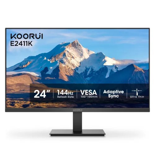 KOORUI E2411K 23.8- inch 144Hz FHD IPS Gaming Monitor
