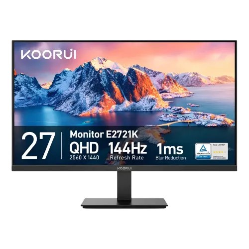 KOORUI E2721k 27-inch 144Hz 2K QHD IPS Gaming Monitor