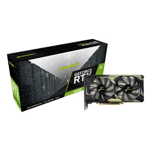 Manli GeForce RTX 3050 6GB Nebula Twin cooler V2 GDDR6 Graphics Card
