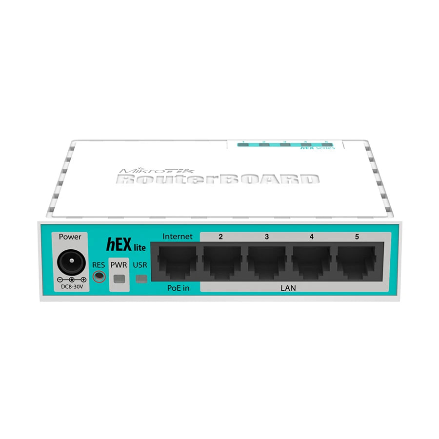 MikroTik hEX Lite RB750r2 850MHz 5Port 64MB RAM OS4 Router