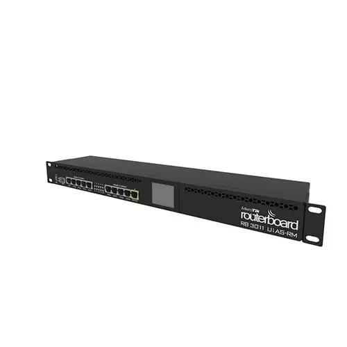 Mikrotik RB3011UiAS-RM 1U Rackmount 10x Gigabit Ethernet Router