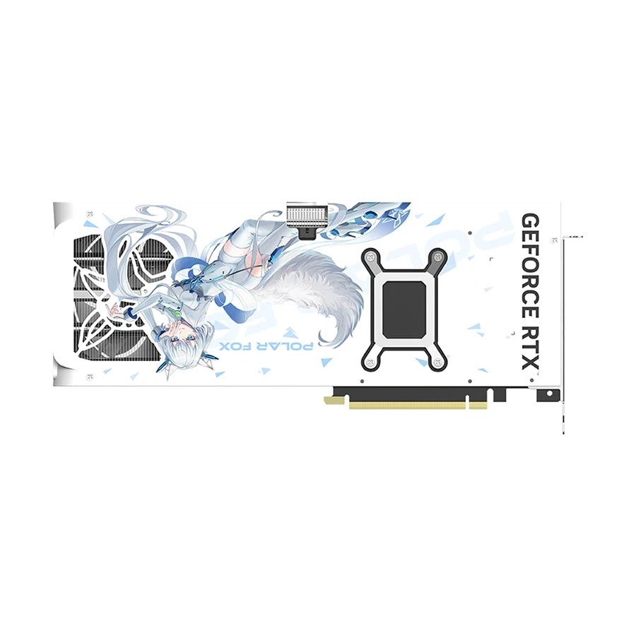 Manli Polar Fox V2 GeForce RTX 5070 OC Triple Cooler White 12GB GDDR7 Graphics Card #M-N507PO/D712G-M3652