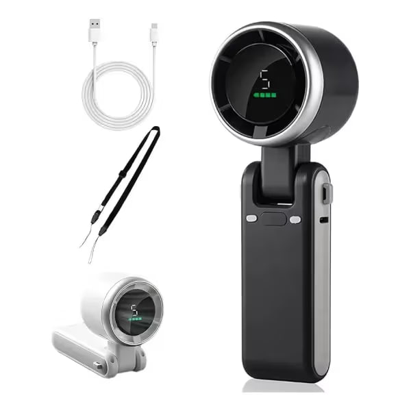 N607 Handheld Portable 5 Gear Turbo Fan