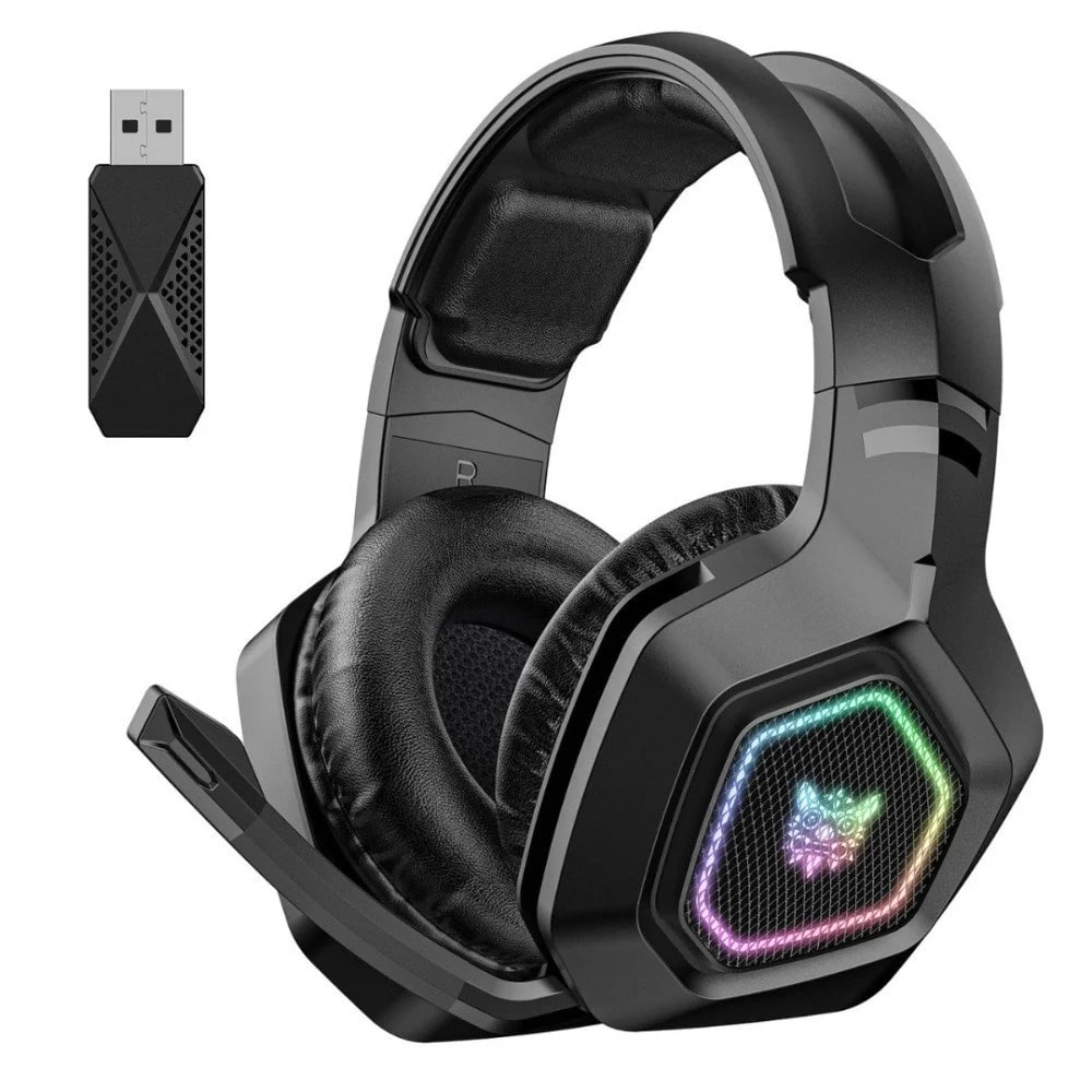 Onikuma B100 RGB Wireless Black Gaming Headset