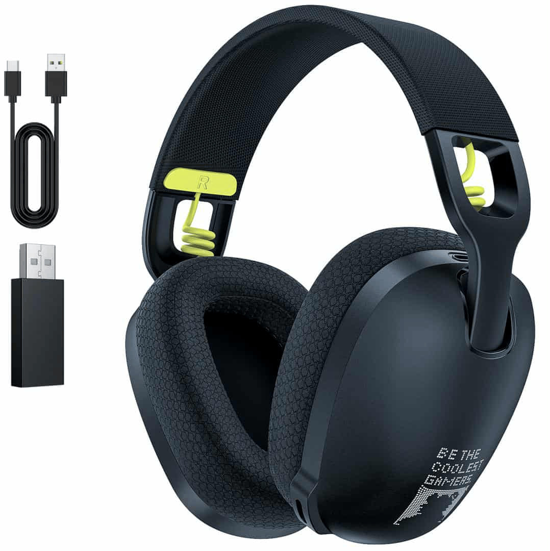 ONIKUMA B2 2.4GHz Tri-mode 7.1 Surround Sound Lightweight Black Gaming Headset