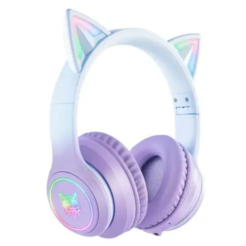 Onikuma B90 RGB Bluetooth Wireless Purple Gaming Headphone