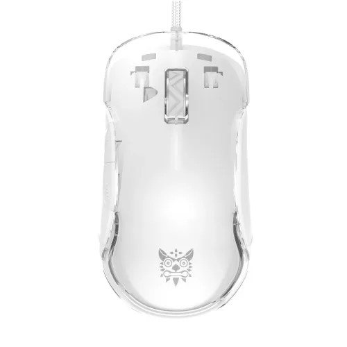 Onikuma CW925 12800 DPI RGB Backlit Wired transparent Gaming Mouse BLACK