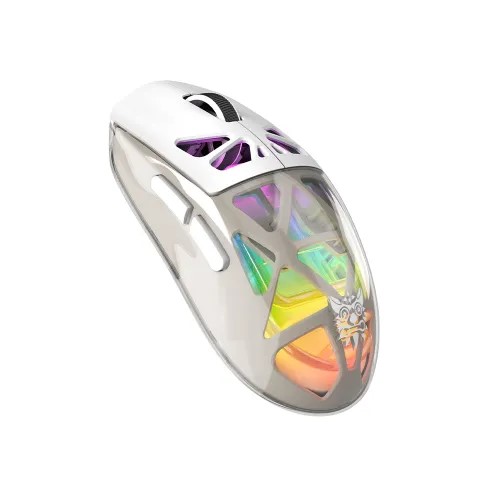 Onikuma CW930 Tri-Mode Wireless RGB Gaming Mouse - White