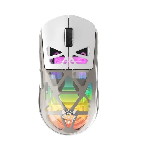 Onikuma CW930 Tri-Mode Wireless RGB Gaming Mouse - White