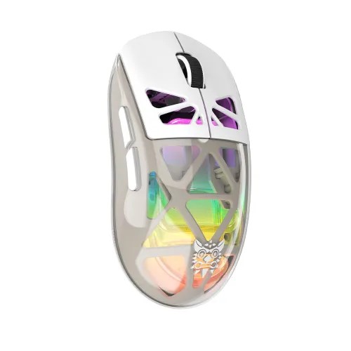 Onikuma CW930 Tri-Mode Wireless RGB Gaming Mouse - White