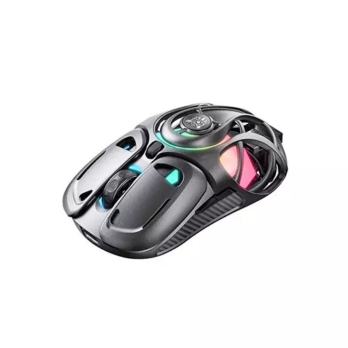 Onikuma DM02 Tri-Mode Honeycomb Shell RGB Gaming Mouse-Grey