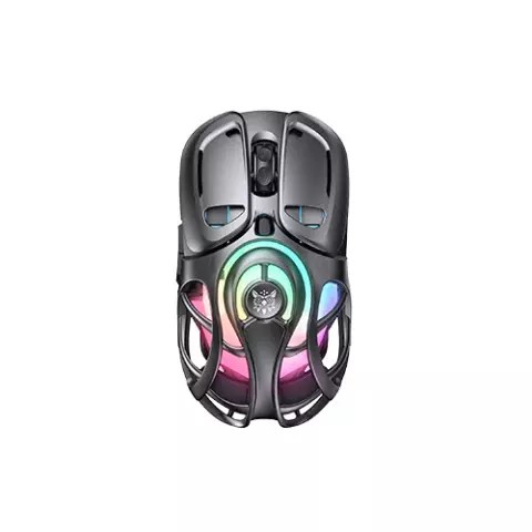Onikuma DM02 Tri-Mode Honeycomb Shell RGB Gaming Mouse-Grey