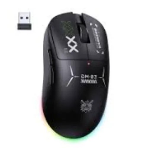 Onikuma DM03 Tri-Mode RGB Ergonomic Wireless Mouse