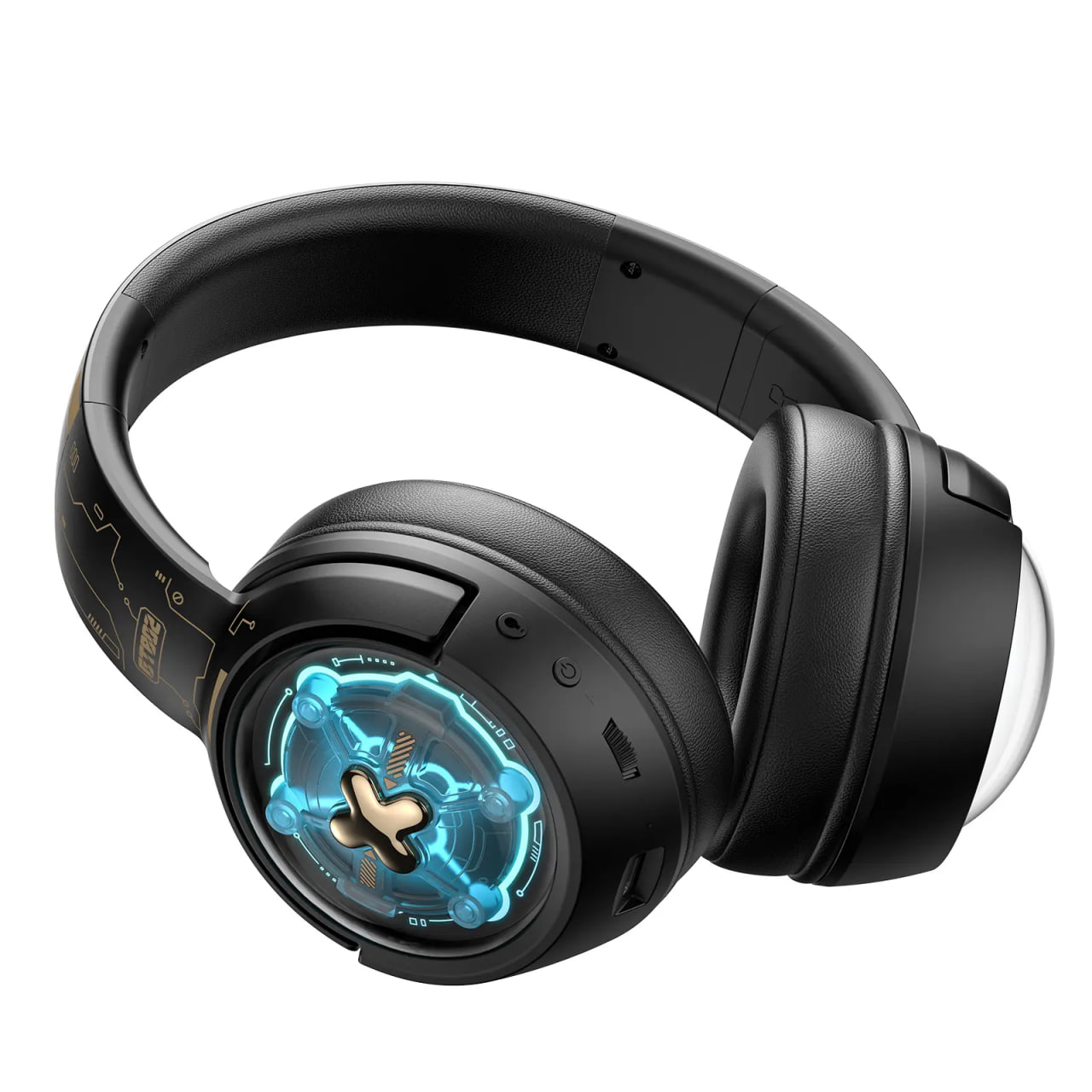 Onikuma GT802 Tri-mode Wireless Stereo RGB Black Gaming Headphone