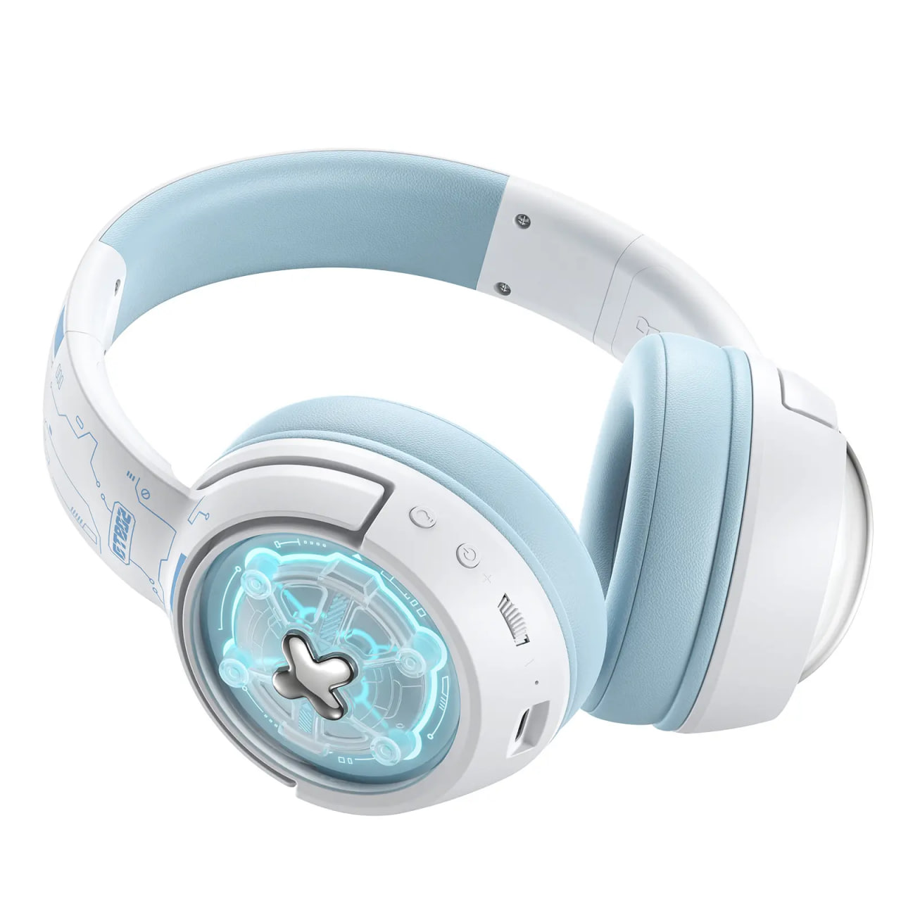 Onikuma GT802 Tri-mode Wireless Stereo RGB White Gaming Headphone