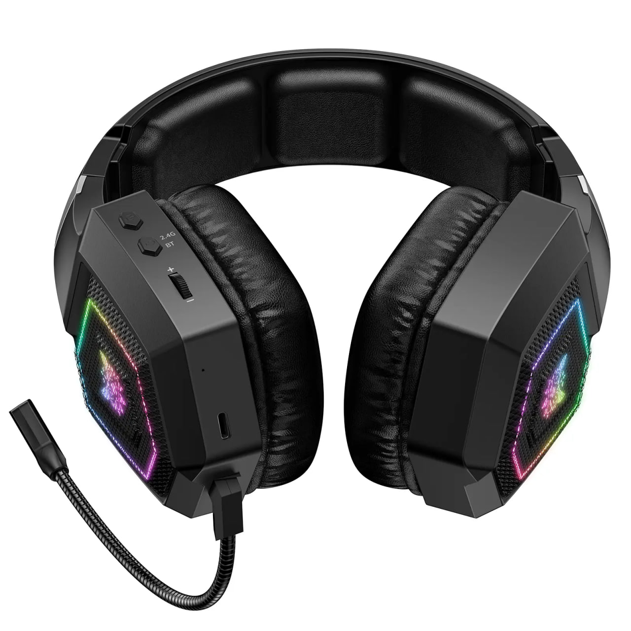 Onikuma GT806 Tri-mode Wireless Black Gaming Headphone