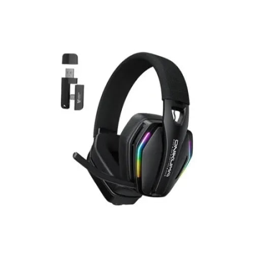 Onikuma GT826 Tri-mode Wireless Black Gaming Headphone