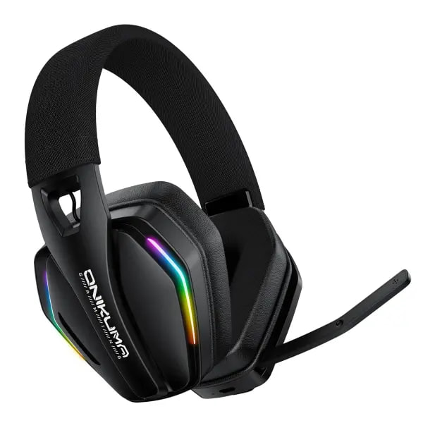 Onikuma GT826 Tri-mode Wireless Black Gaming Headphone