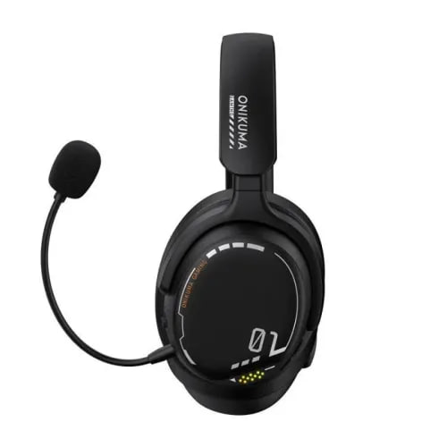 Onikuma GT886 Tri-Mode Wireless Black Gaming Headphone