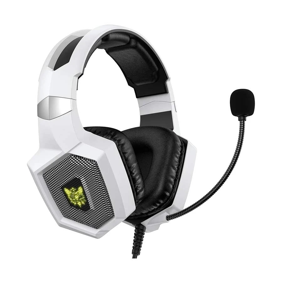 ONIKUMA K8 RGB Wired White Stereo Gaming Headphone
