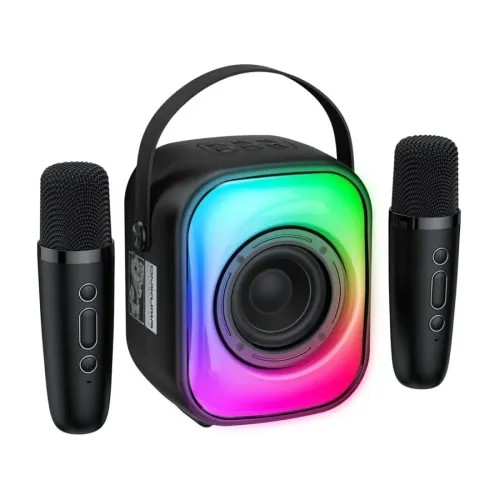 ONIKUMA L7 Wireless Mini Bluetooth Speaker With Microphone RGB-Black
