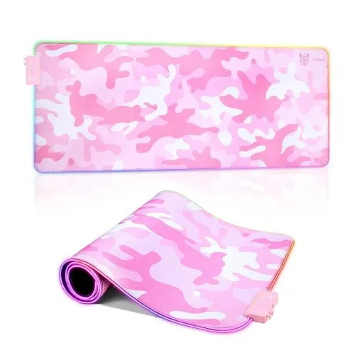 Onikuma MP005 RGB Gaming Mousepad Pink