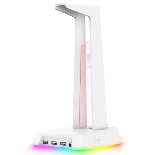 Onikuma ST-2 RGB White Gaming Headphone Stand