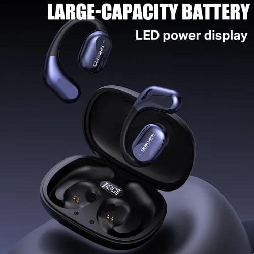 ONIKUMA T209 OWS Bluetooth V5.4 40ms Low Latency Wireless Earbuds With Charging Case
