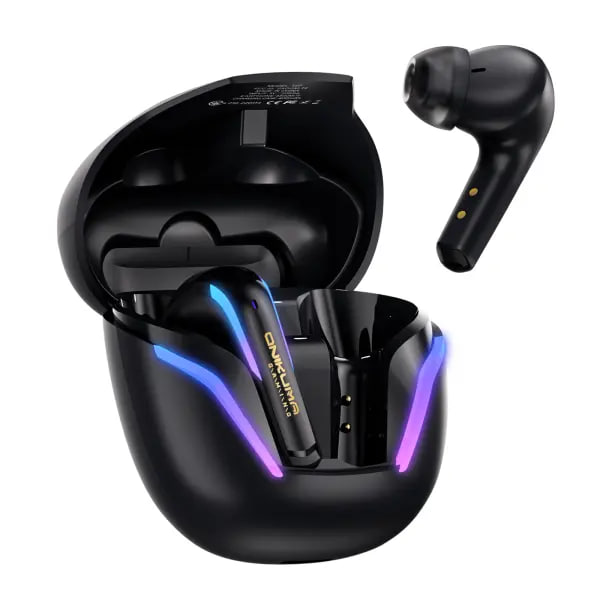 ONIKUMA T27 2.4G Wireless Gaming Earbuds with ENC Mic Black