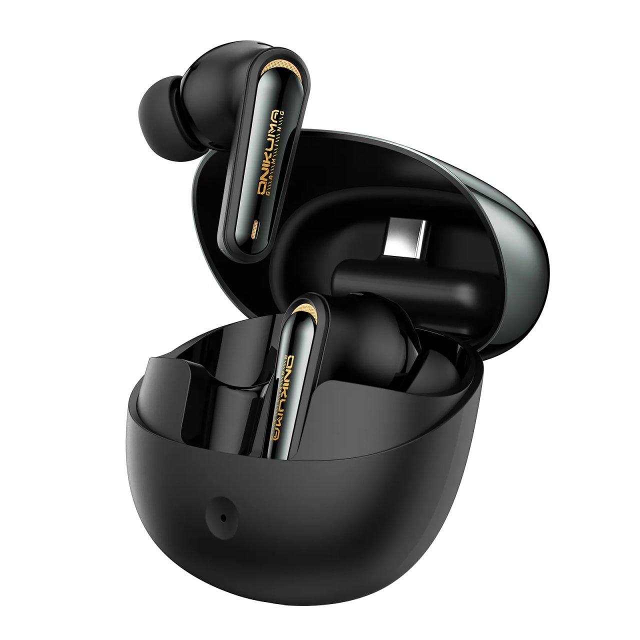 ONIKUMA TX610 Dual-Mode ANC With 30ms Wireless Ultra-Low Latency Gaming Earbuds(Black)