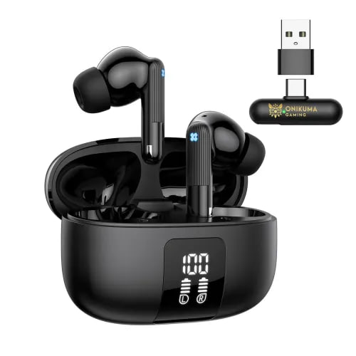 ONIKUMA TX612 Gaming Earbuds Low Latency with Hi-Fi Sound for PS5