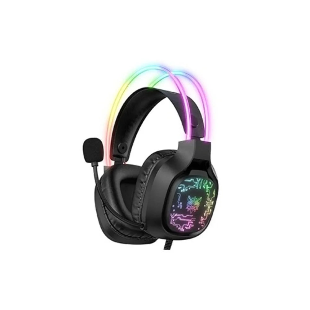 ONIKUMA X22 Cool RGB Dynamic Light Wired Black Gaming Headset
