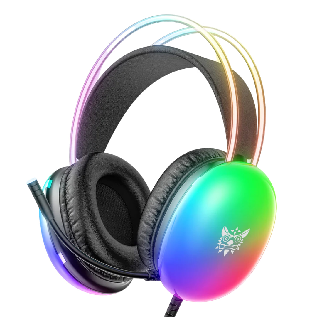 Onikuma X25 RGB Wired Black Gaming Headset