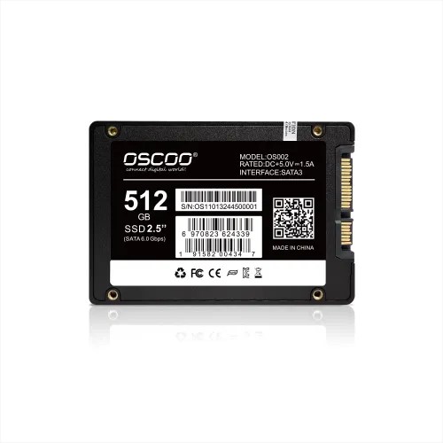OSCOO OS002 512GB 2.5-inch BLACK SATA III SSD