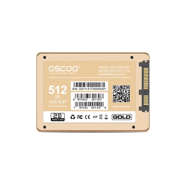 OSCOO OS002 512GB 2.5-inch GOLD SATA III SSD