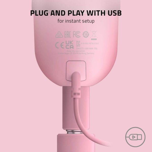 Razer Seiren Mini USB Streaming Pink Microphone
