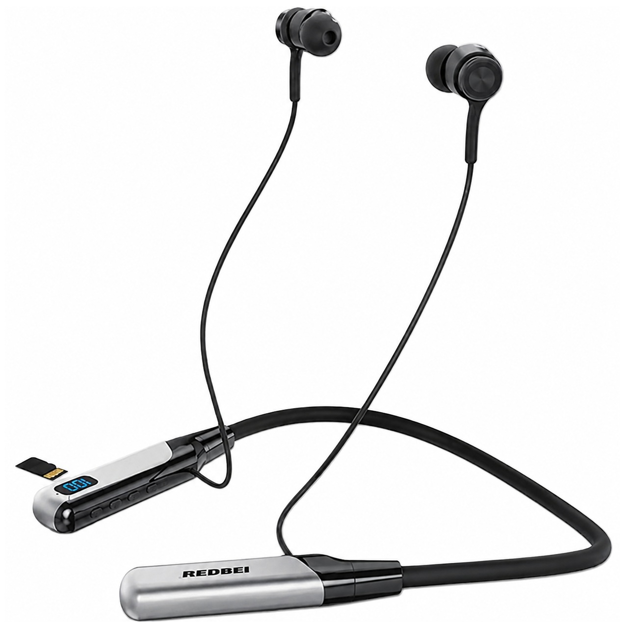 RECRSI RE‑NY060 200h Sports Wireless Bluetooth LED Display Neckband
