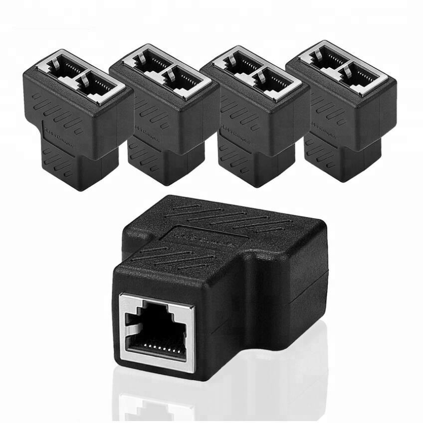 RJ45 Coupler LAN Jointer Double Port Heavy Duty Splitter Adapter