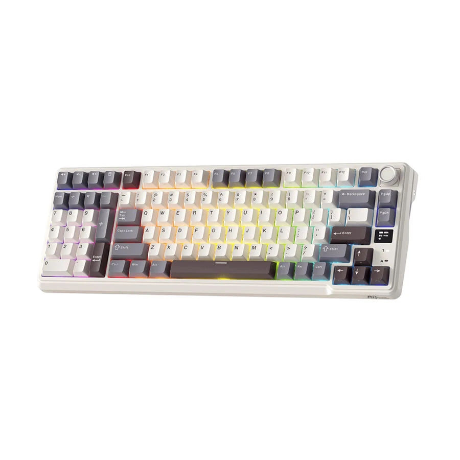 Royal Kludge RK L98 RGB Tri Mode Hot Swap (Cream Switch) Sandalwood Brown Mechanical Gaming Keyboard