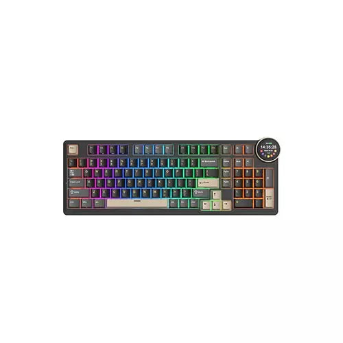 Royal Kludge RK N99 Tri-Mode RGB Hot Swap Mechanical Gaming Keyboard - Phantom (Beige Switch)