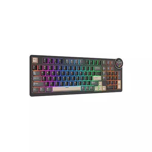 Royal Kludge RK N99 Tri-Mode RGB Hot Swap Mechanical Gaming Keyboard - Phantom (Beige Switch)